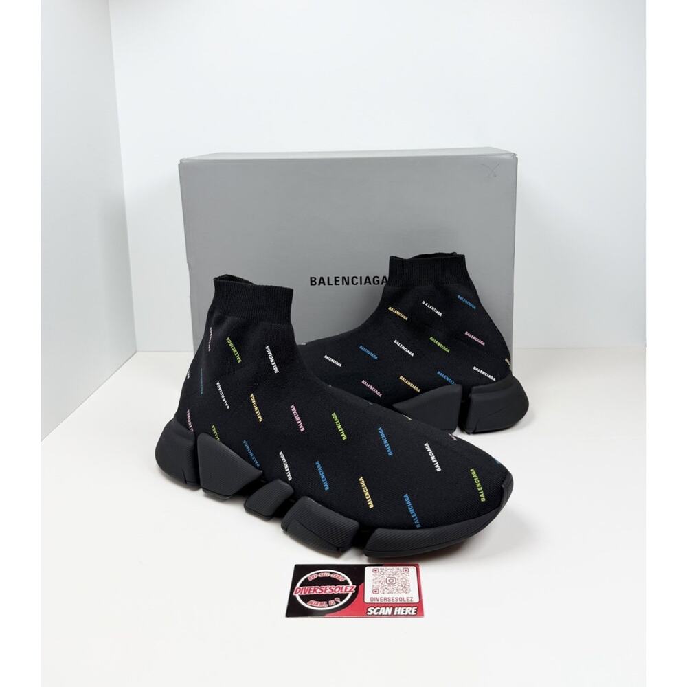 Size 47EU/14US - Balenciaga Speed Trainer Multicolor All Over 🎨 NEW/RETAIL $1K!